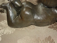 4 beeldjes "baby" waarvan 2 beeldjes gesigneerd "wanders" - afbeelding 5 van  5