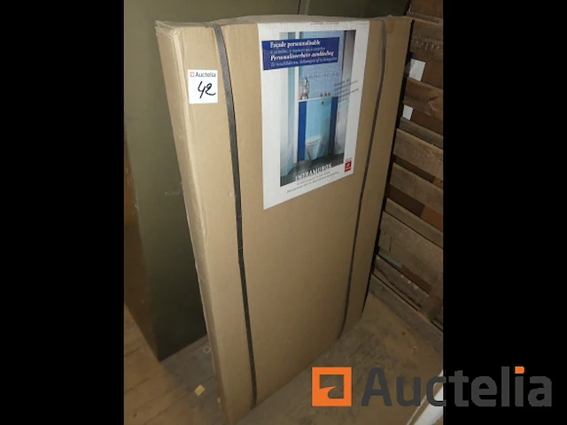 4 betegelde douchebaden, 1 bröje gasketel - afbeelding 5 van  9