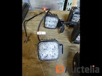4 bevestigingsmiddel bars voor voertuig, 5 led-spots - afbeelding 3 van  8
