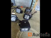 4 bevestigingsmiddel bars voor voertuig, 5 led-spots - afbeelding 8 van  8