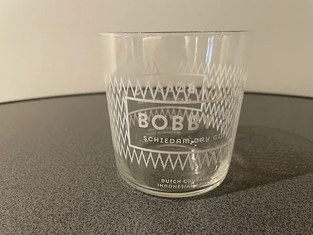 4 bobby's dry gin glazen - afbeelding 1 van  2