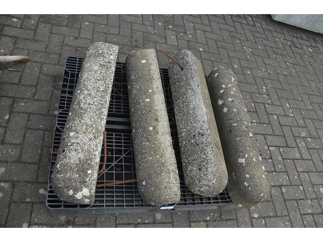 4 borduren 1 m afgerond (zonder pvc pallet) - afbeelding 3 van  4