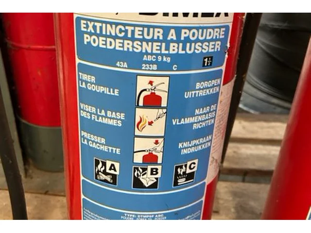 4 brandblussers - afbeelding 4 van  6