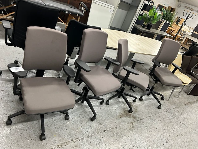 4 bureaustoelen - afbeelding 1 van  4