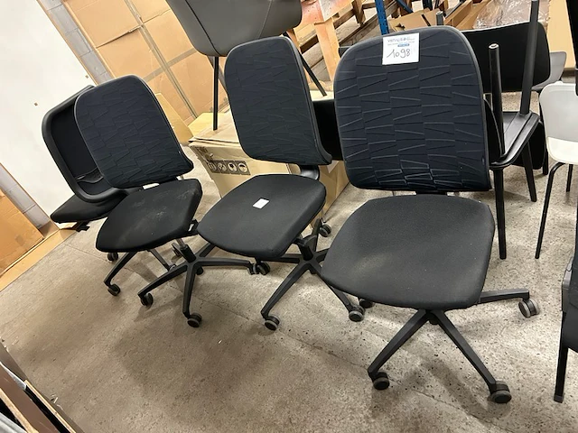 4 bureaustoelen - afbeelding 1 van  5