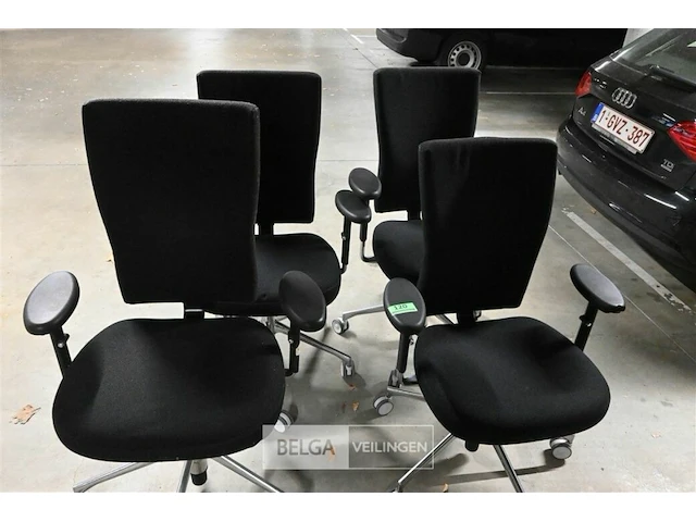 4 bureelstoelen - afbeelding 1 van  2