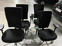 4 bureelstoelen - afbeelding 1 van  2