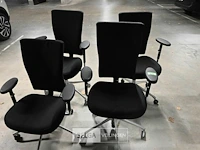 4 bureelstoelen - afbeelding 1 van  2