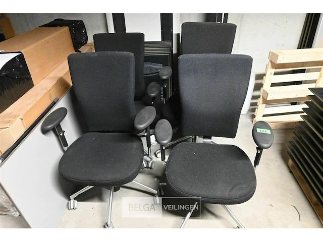 4 bureelstoelen - afbeelding 1 van  2