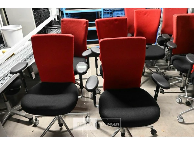 4 bureelstoelen - afbeelding 1 van  2