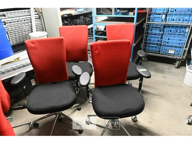 4 bureelstoelen - afbeelding 1 van  2