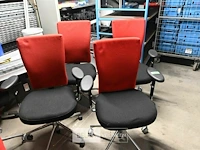 4 bureelstoelen - afbeelding 1 van  2