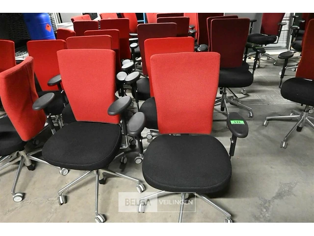4 bureelstoelen - afbeelding 1 van  2