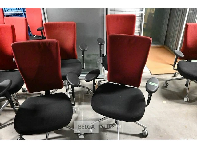 4 bureelstoelen - afbeelding 1 van  2
