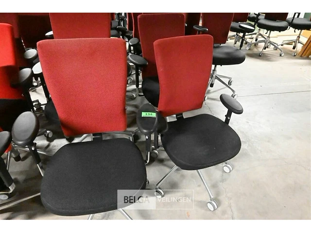 4 bureelstoelen - afbeelding 1 van  2