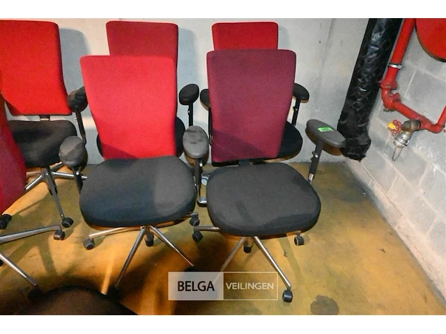 4 bureelstoelen - afbeelding 1 van  2