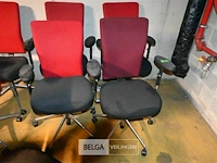 4 bureelstoelen - afbeelding 1 van  2