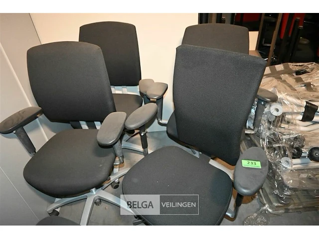 4 bureelstoelen - afbeelding 1 van  1
