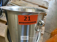4 champagne emmers inox - afbeelding 3 van  3