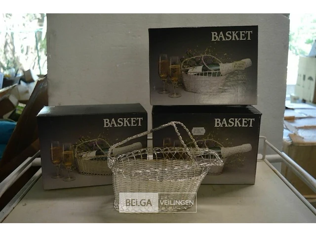 4 champagne korfjes - afbeelding 1 van  2