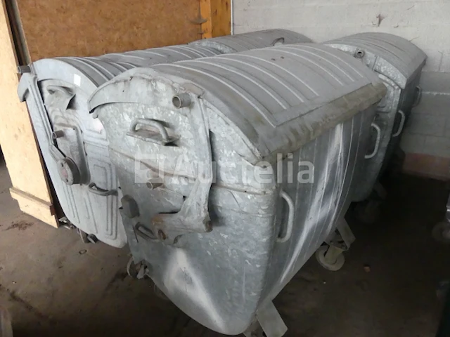 4 containers afval 1100 liter - afbeelding 2 van  3