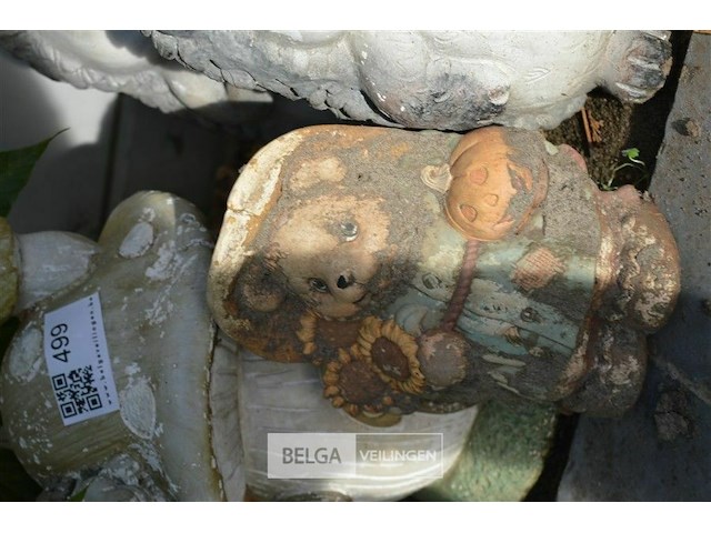 4 decoratieve tuinbeeldjes - afbeelding 4 van  4