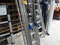 4-delige alu ladder - afbeelding 2 van  6