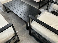 4-delige alu loungeset liv•out - taupe - afbeelding 2 van  6