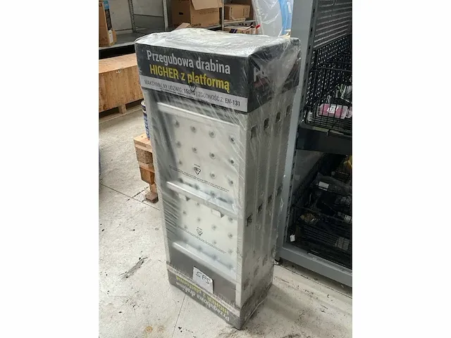 4-delige alu platformladder higher - afbeelding 1 van  5