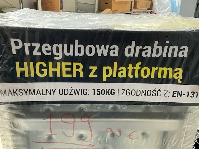 4-delige alu platformladder higher - afbeelding 5 van  5