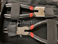 4 delige borgveer tangen set in etui 125 mm - afbeelding 2 van  4