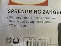 4 delige borgveer tangen set in etui 175mm - afbeelding 1 van  1