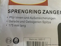 4 delige borgveer tangen set in etui 175mm - afbeelding 1 van  1