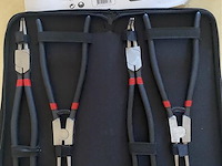 4 delige borgveer tangen set in etui 330mm - afbeelding 1 van  5