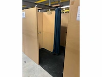 4-delige houten paskamerconstructie met 16 paskamers - afbeelding 2 van  16