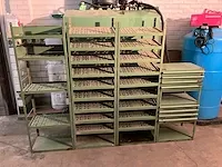 4-delige metalen opbergrek