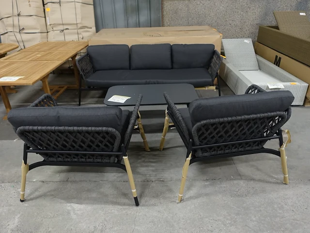 4-delige outdoorsalon sunshade - afbeelding 1 van  5