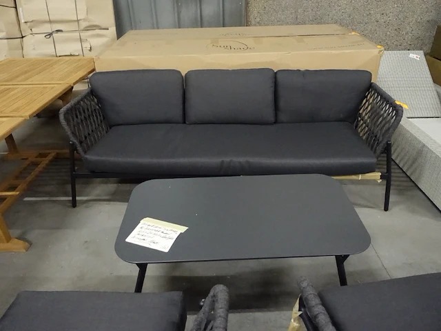 4-delige outdoorsalon sunshade - afbeelding 3 van  5
