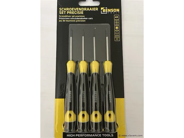 4 delige precisie schroevendraaier set - afbeelding 1 van  2