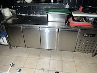 4-deurs rvs gekoelde werktafel combisteal - afbeelding 2 van  5