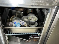 4-deurs rvs gekoelde werktafel combisteal - afbeelding 4 van  5