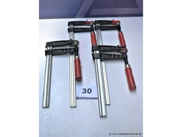4 div lijmklemmen bessey, 2x30, 2x25 - afbeelding 1 van  3