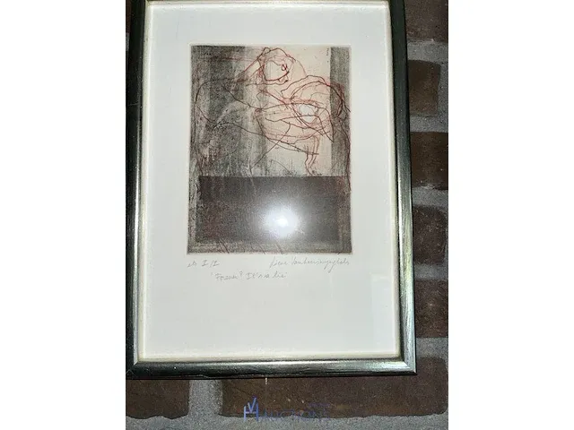 4 diverse etsen waaronder getekend lieve van heerswynghels - afbeelding 2 van  8