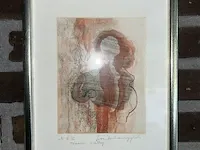 4 diverse etsen waaronder getekend lieve van heerswynghels - afbeelding 3 van  8