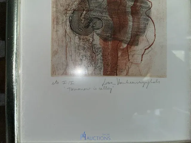 4 diverse etsen waaronder getekend lieve van heerswynghels - afbeelding 4 van  8