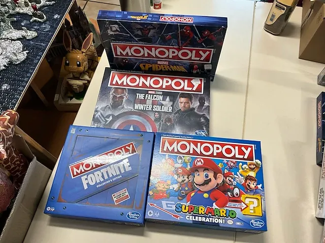 4 diverse gezelschapspellen hasbro gaming - afbeelding 1 van  6