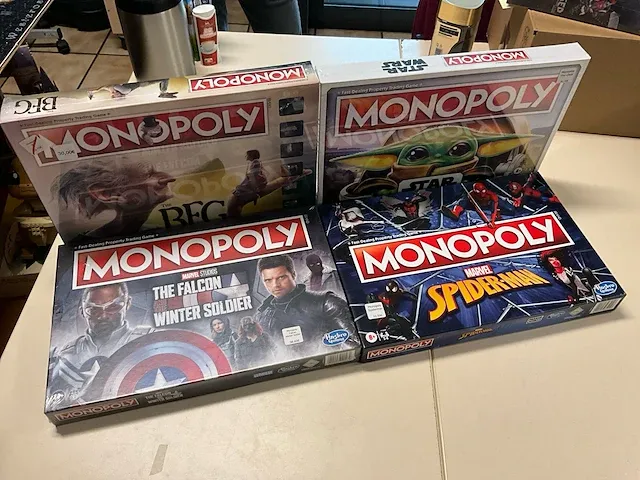 4 diverse gezelschapspellen hasbro gaming - afbeelding 1 van  6