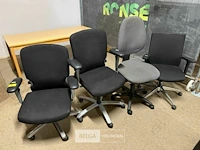 4 diverse kantoorstoelen - afbeelding 1 van  2