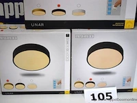 4 diverse ronde led plafondlampen unar - afbeelding 2 van  4