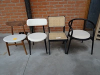 4 diverse stoelen - afbeelding 1 van  6